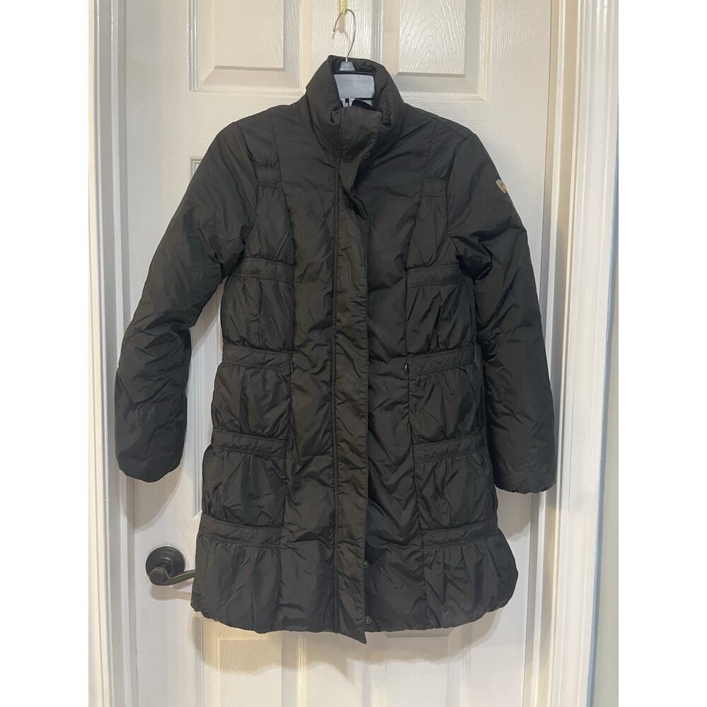 Postcard Luxury 0 Black Down Puffer Coat Jacket Zipper Pockets Piumino Winter